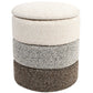 Vails M Storage Ottoman Brown – H38 × Ø33 cm