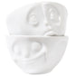 Bowl set Happy and Please, white, 200ml D11,5 H7,5cm