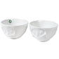 Bowl set Happy and Please, white, 200ml D11,5 H7,5cm