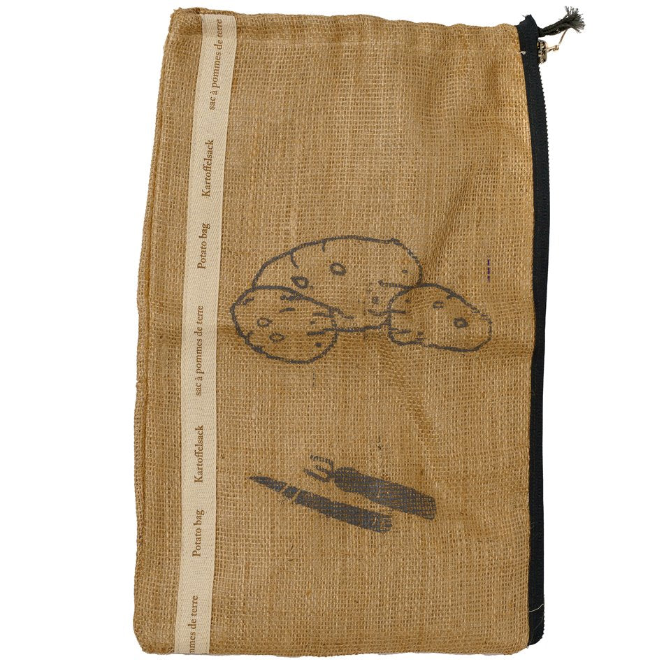 Natural Ostrich-Feather Potato Bag 30×50 cm