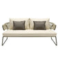 Modern Green Outdoor or Indoor Sofa in Metal and Rope, 21 Century