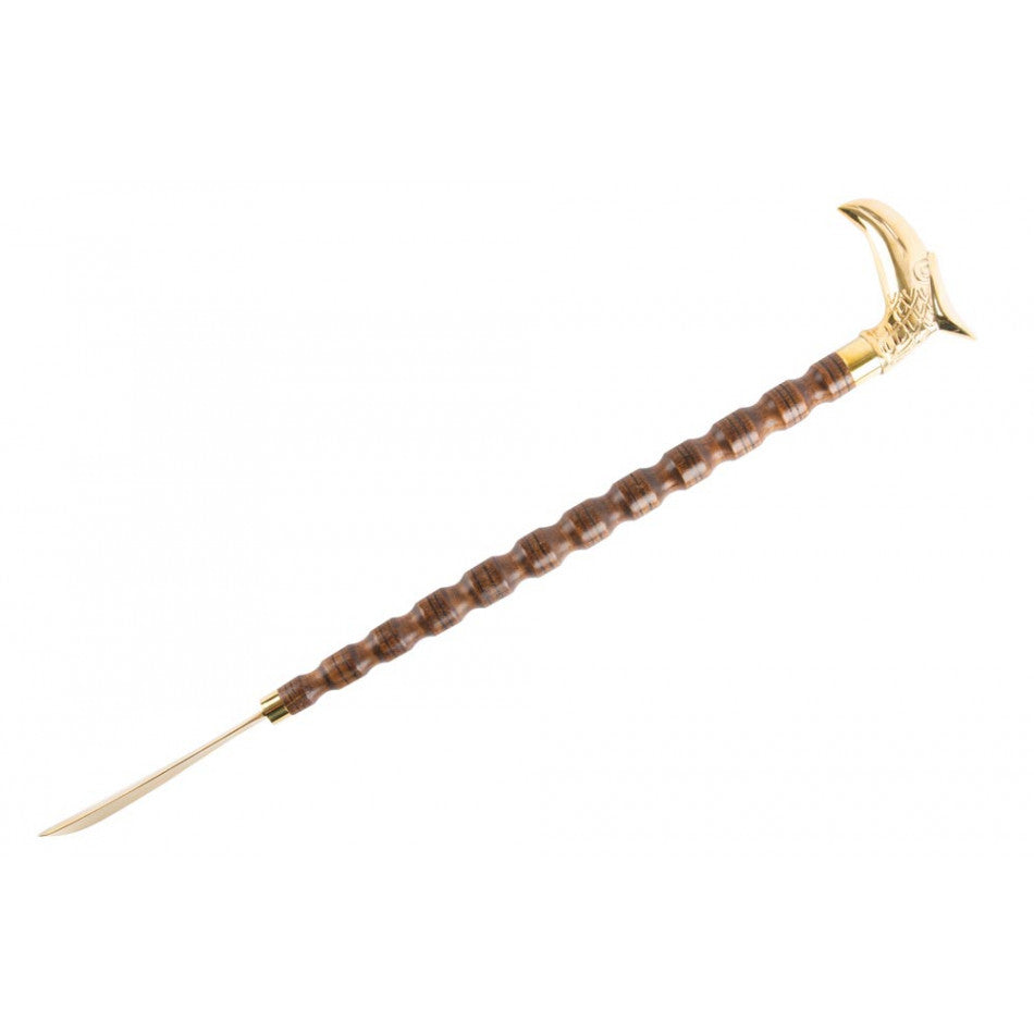 Kahina Long Wood-Metal Shoe Horn – Elegant Assistance
