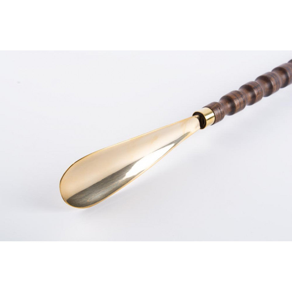 Kahina Long Wood-Metal Shoe Horn – Elegant Assistance