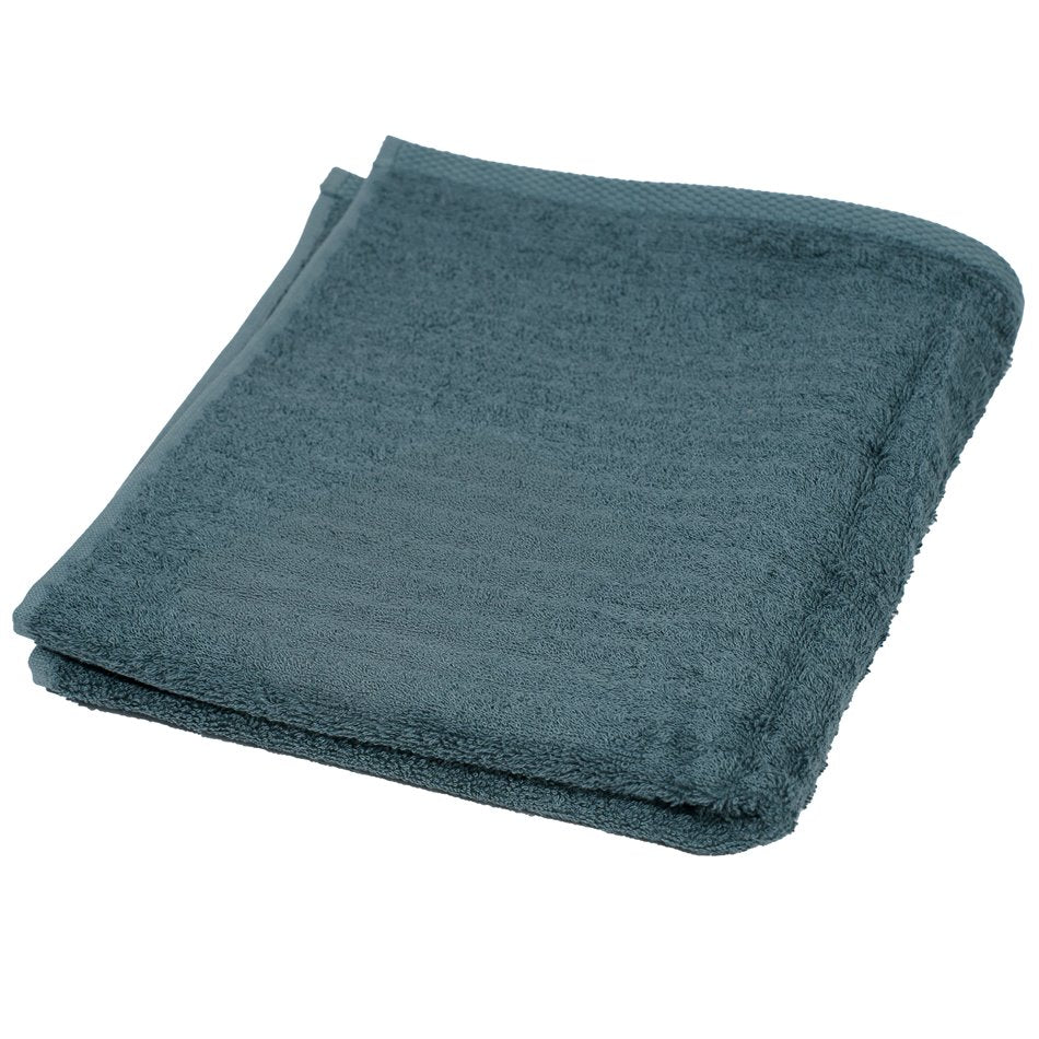 Bamboo towel Stripe, 70x140cm, blue, 550g/m2