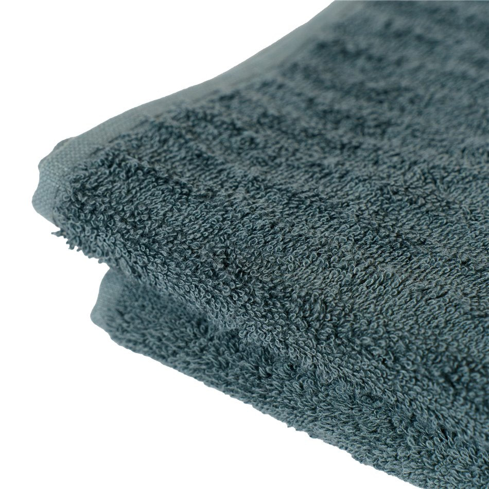 Bamboo towel Stripe, 70x140cm, blue, 550g/m2