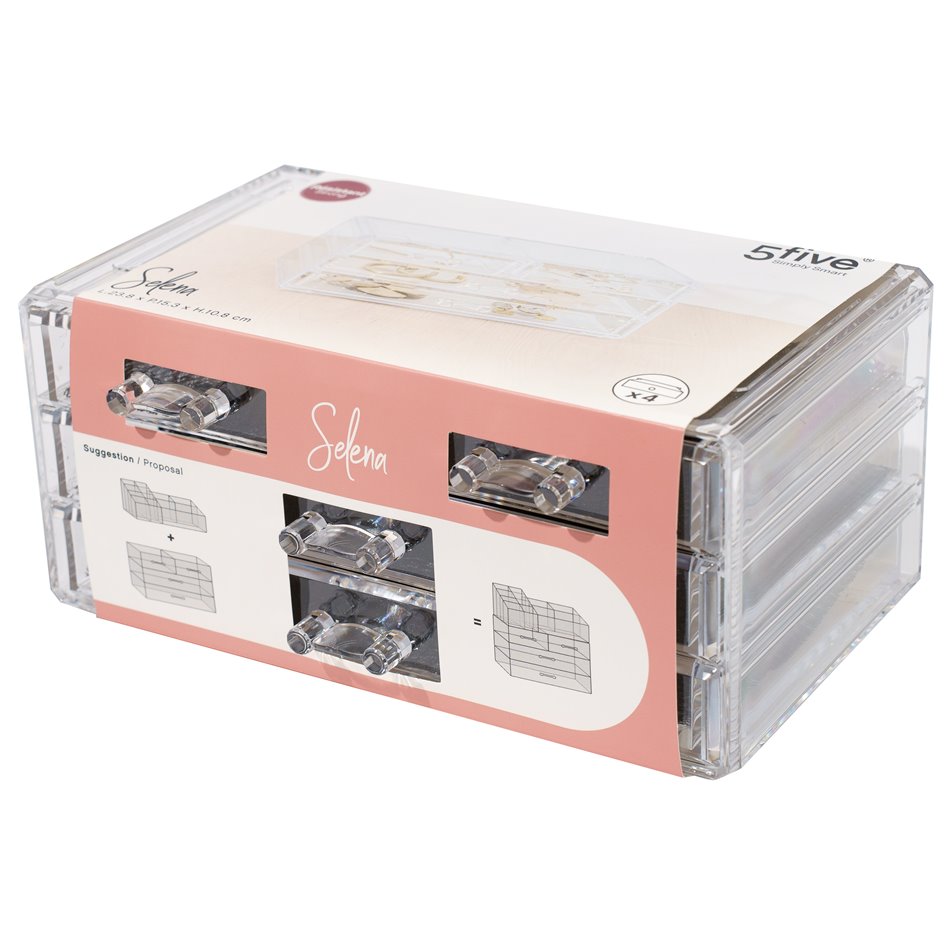 Organizator Selena, acryl, H15x24x11cm