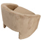 Armchair Delano, light brown color, H84x74x72cm seat height 47cm