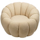 Armchair Delazo, cream color, H64xD93cm, seat height 41cm