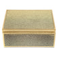 Box plasic Fulga M, golden color, H8.5x20x15cm