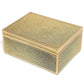 Box plasic Fulga M, golden color, H8.5x20x15cm