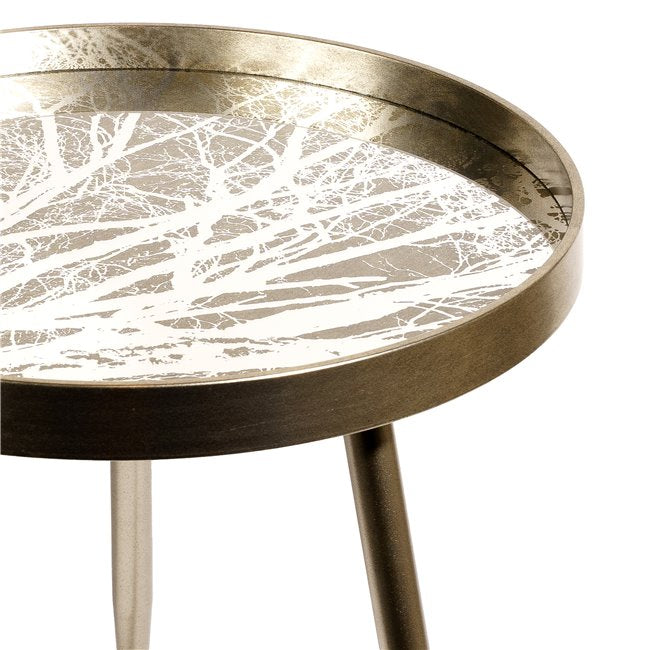 Furuset L Side Table – Modern Round Accent Table