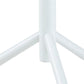 Coat hanger Abrem, white color, H176x51x45cm