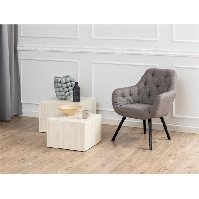 Nesting Coffee Table Set – Natural Wood (Set of 2)