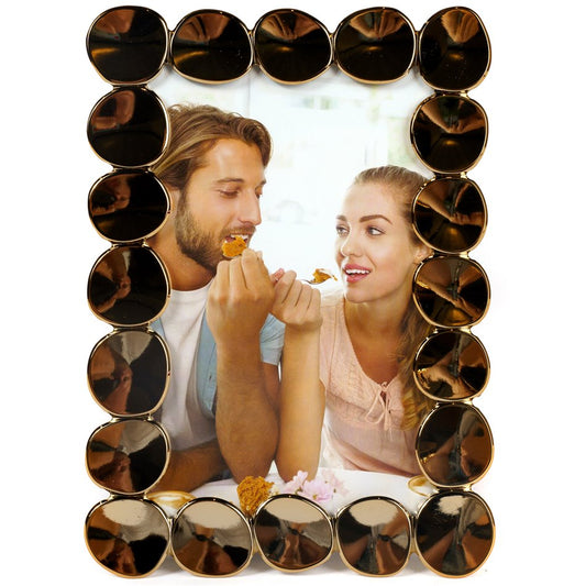 Photo frame Martina, gold tone, zinc, 10x15cm