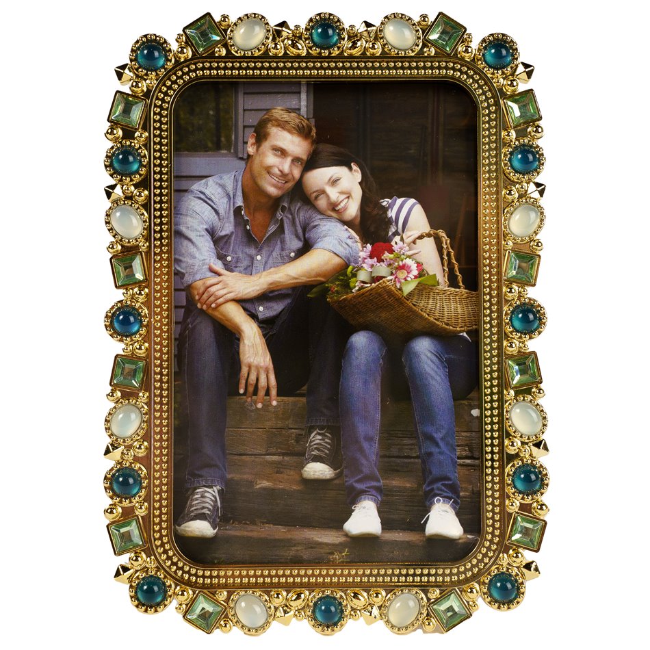 Photo frame Paramo, gold color, 10x15cm