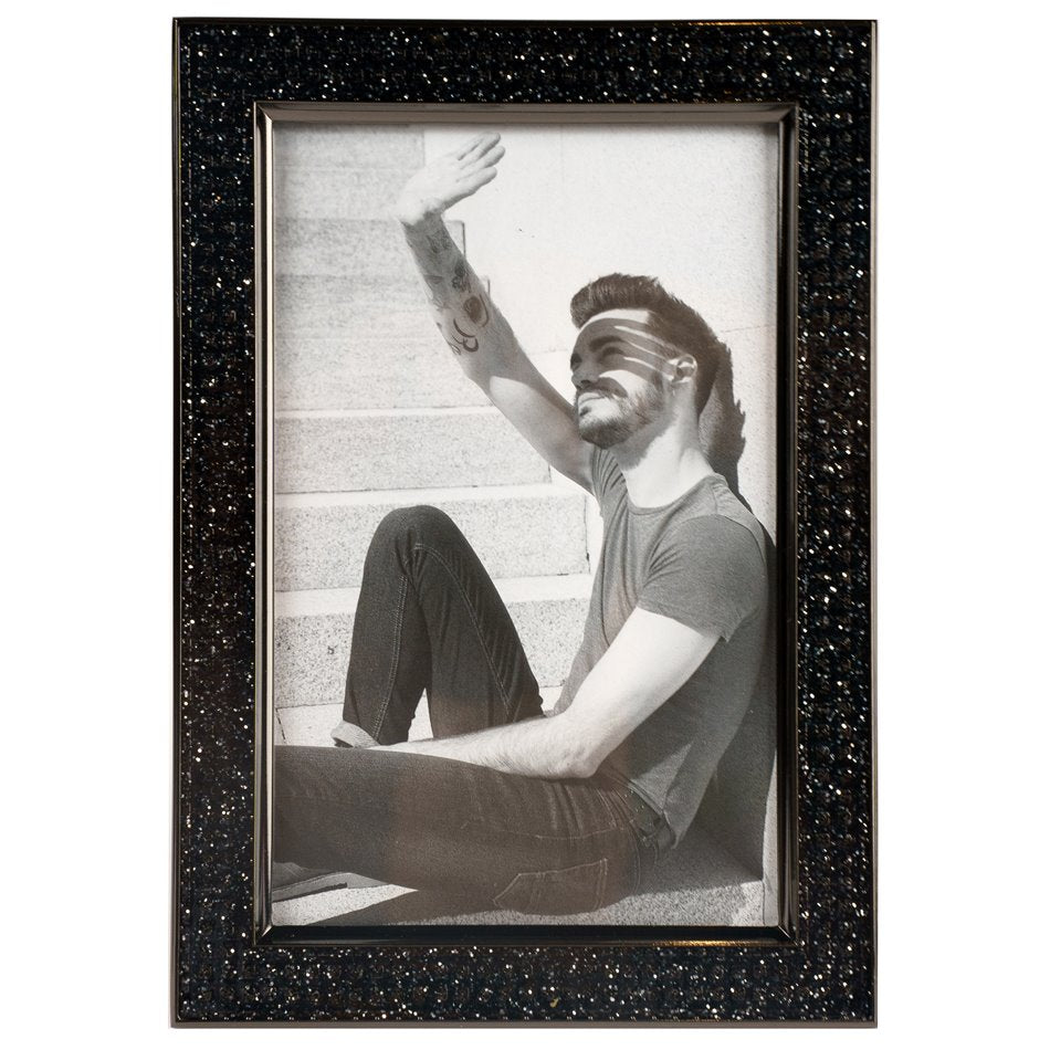 Photo frame Marson, black color, 10x15cm