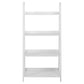 Bookcase Awally, white, 63x40x130cm