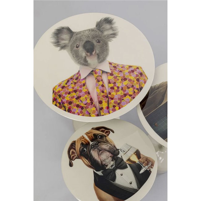 Business Animal Side Table Set – 3-Piece Decorative Accent Tables