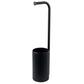 Toilet paper holder Ardoise Onyx, black color, H64,7cm, D13,5cm