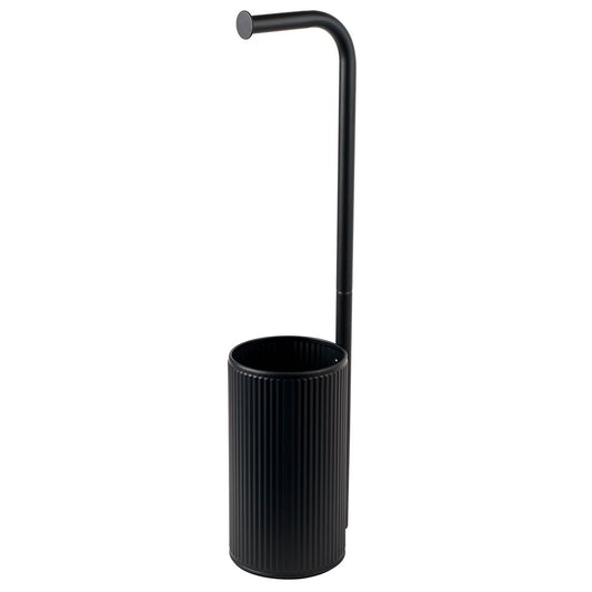 Toilet paper holder Ardoise Onyx, black color, H64,7cm, D13,5cm