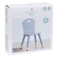 Chair Sweet, grey, H50x30x30cm, seat height 25cm
