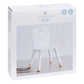 Chair Sweet, white, H50x30x30cm, seat height 25cm