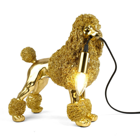 Table lamp Dog gold, H32x15.5x34cm, E14 40W(MAX)