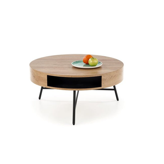 Hamilla Coffee Table – Round MDF Top with Steel Base