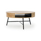 Hamilla Coffee Table – Round MDF Top with Steel Base