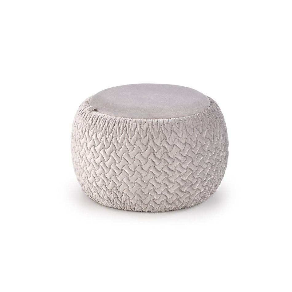Light Grey Hono Storage Ottoman-Table
