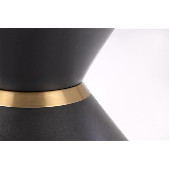 Horetti Coffee Table – Round Sintered Stone Top with Steel Frame