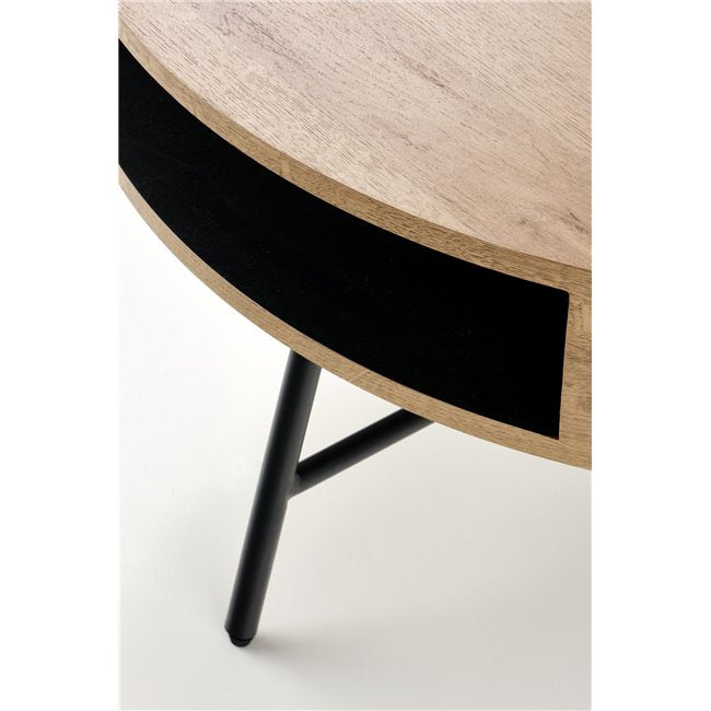 Hamilla Coffee Table – Round MDF Top with Steel Base