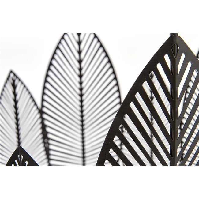 Holla Black Side Table Set – 2-Piece MDF & Steel Tables