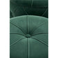 Set of 2 Holly Dark Green Poufs