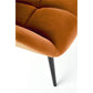 Lounge chair Harion, cinnamon color, H91x75x86cm, seat H48cm