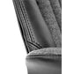 Hagento Adjustable Office Chair – Graphite Black Eco Leather & Fabric, Modern Executive Design
