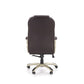 Hesmond Adjustable Office Chair – Dark Brown Eco Leather, Modern Executive Design