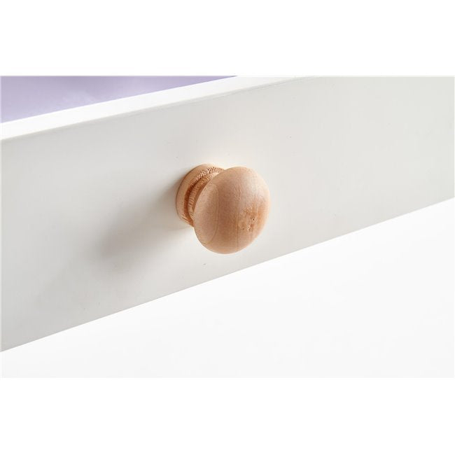 Hyrathis Desk – Oak and White MDF with Steel Frame