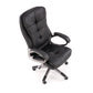 Executive Office Chair Heston – Black Eco Leather, Adjustable Height, 114–124×66×72 cm