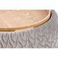 Light Grey Hono Storage Ottoman-Table