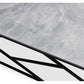 Hauni Coffee Table – Grey Sintered Stone Top with Steel Frame, 120×60×45 cm