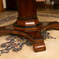 Custom Regency Style 56" Diameter Mahogany Dining Table