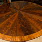 Custom Regency Style 56" Diameter Mahogany Dining Table