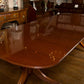 Custom Mahogany Double Pedestal Dining Table