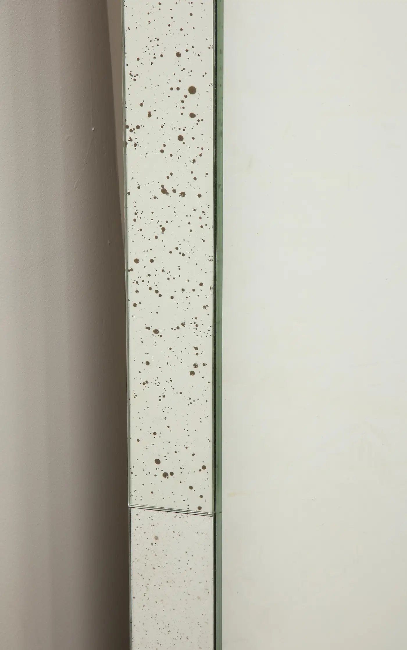 Custom Full Length Mirror in Antiqued Mirror Frame