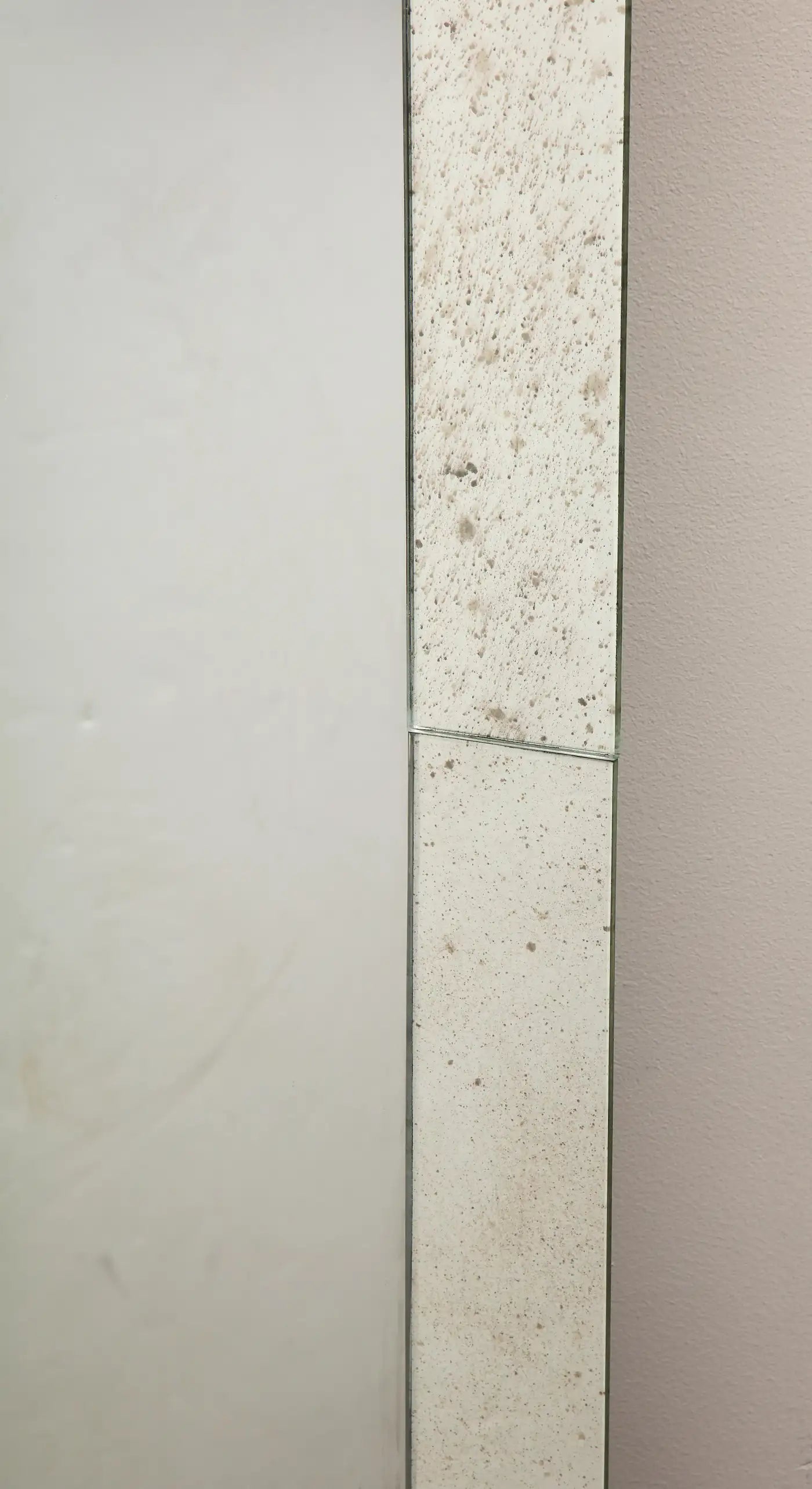 Custom Full Length Mirror in Antiqued Mirror Frame