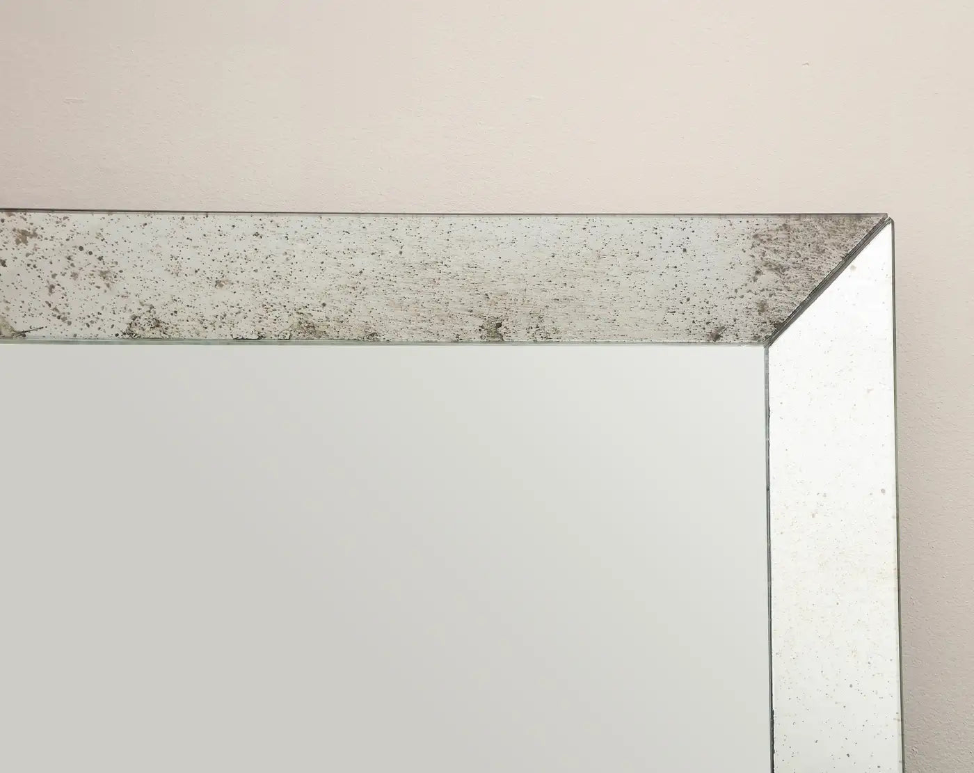 Custom Full Length Mirror in Antiqued Mirror Frame