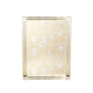 Custom for High Style Deco Modernist Antiqued Mirror With Glass Rods & Nickel