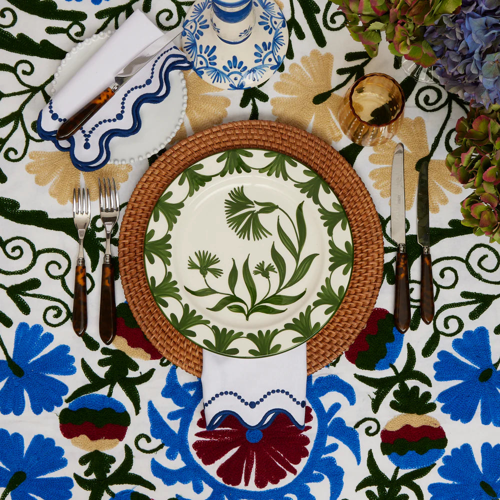 Noël Suzani Embroidered Tablecloth – 150 x 300 cm