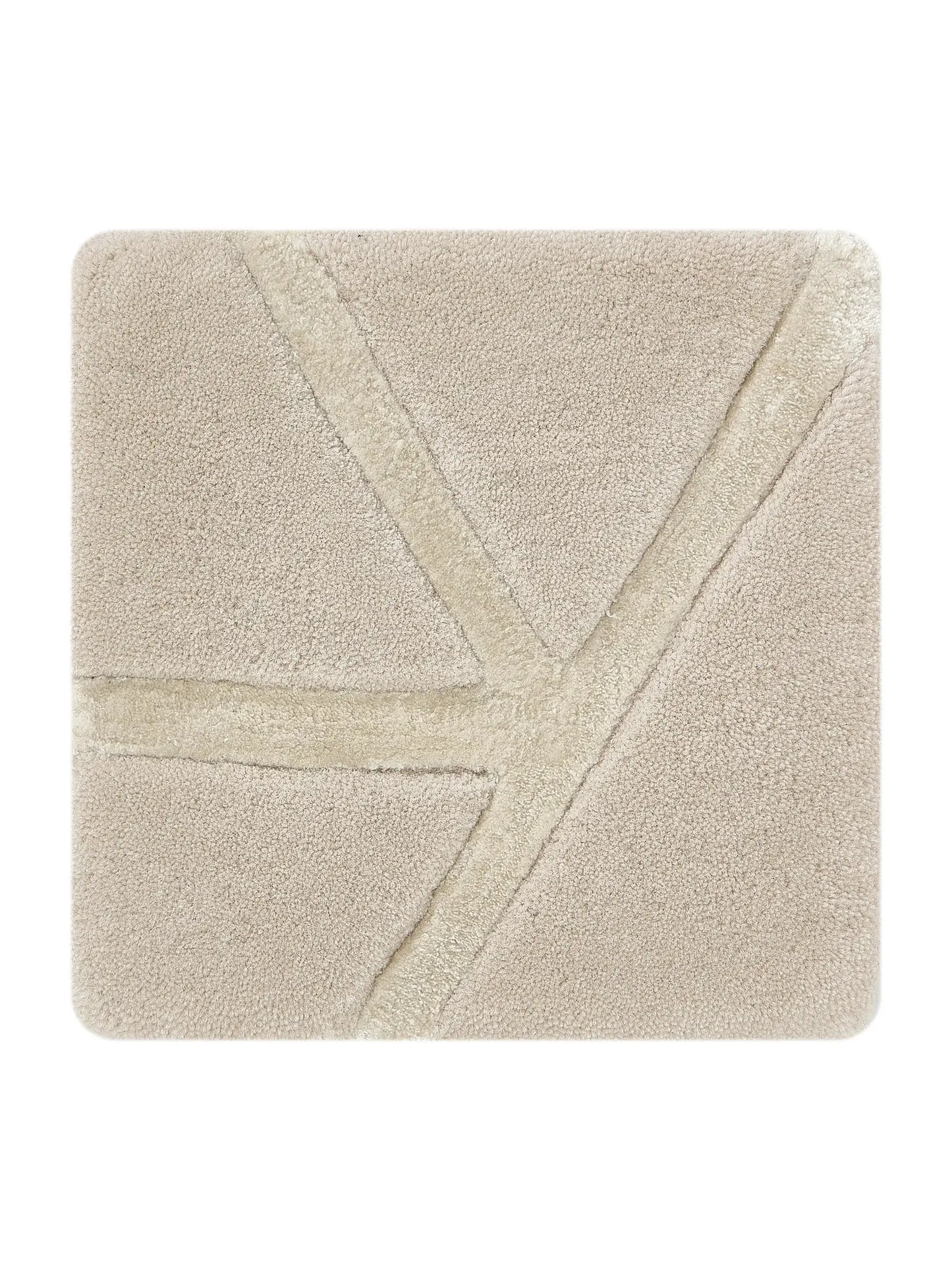 Luxury Wool & Lyocell Rug – Cream